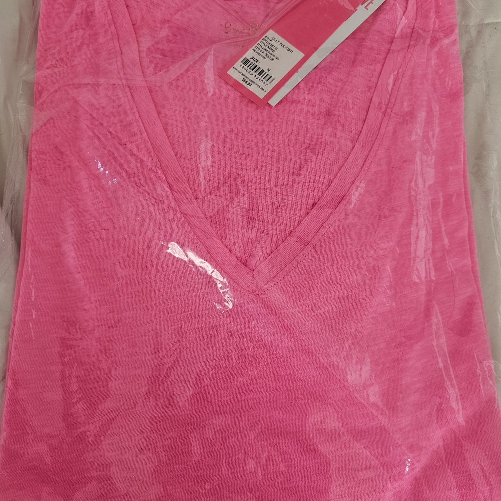 Lilly Pulitzer Pink ETTA  V-Neck Long Sleeve Top